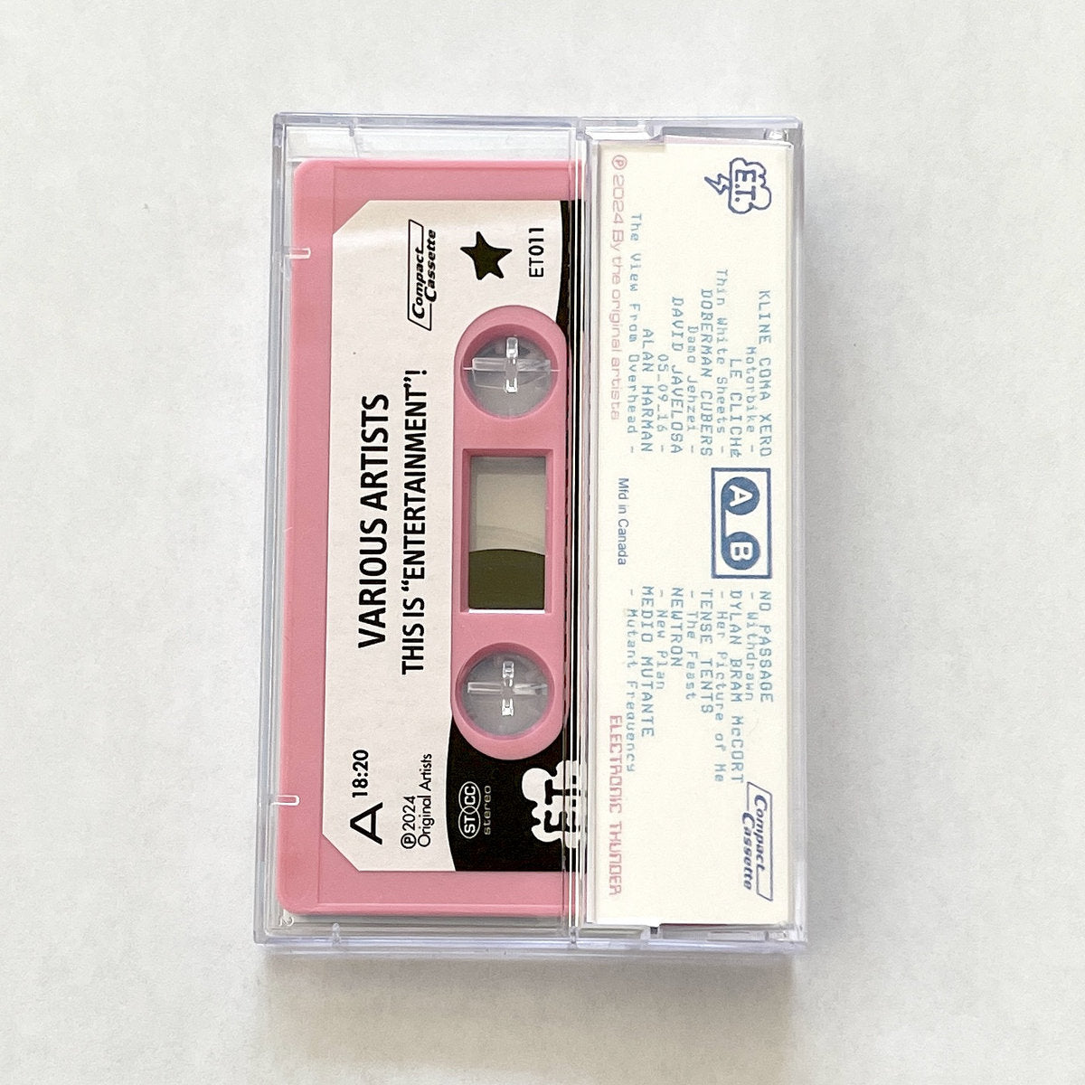 Various Artists "This Is Entertainment!" cassette compilation