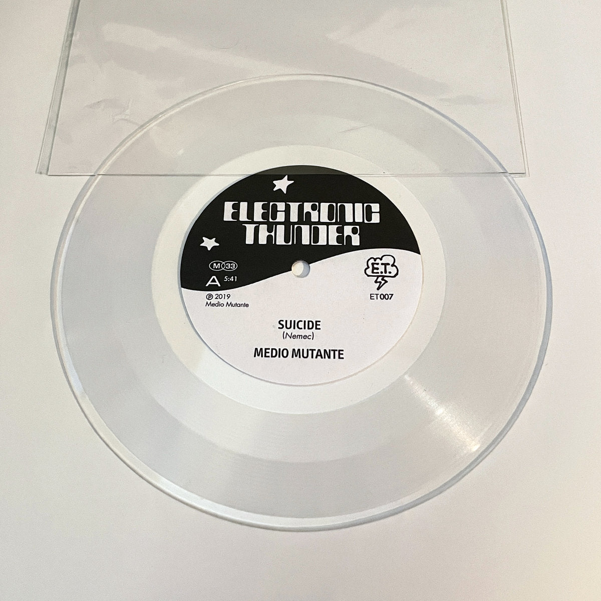 Medio Mutante "Suicide" lathe-cut 7" record